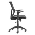 thumbnail image 3 of Serta Essential Hartford Jet Black Mesh Office Chair with Nylon Base, 3 of 4