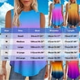 thumbnail image 2 of Hvot&aat Women’s Gradient Print Sleeveless Tank Top Casual Loose High Neck Flowy Pullover Summer Beach Blouse, 2 of 6