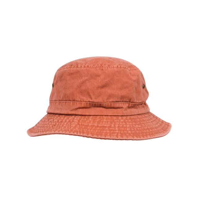 Top Headwear Chapeau Seau Design Lavé, Corail S/M