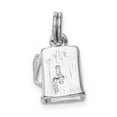thumbnail image 4 of Sterling Silver Rhodium-platedPolished Slot Machine Charm #Q-QC6992, 4 of 4
