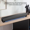thumbnail image 4 of Methold Altavoz de subwoofer compacto negro: amplifica poderosamente el audio de los altavoces de la computadora Efecto de iluminación Cables de audio/vídeo Versión mejorada Bluetooth+cableado, 4 of 6