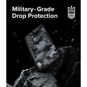 Ringke for Samsung Galaxy A55 5G [Fusion-X] Camo Black Hybrid Heavy Duty Drop Protection Case