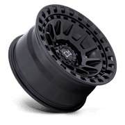 عجلة ألومنيوم Rhino Cast سوداء BR009 17x8.5 6x5.5 M-BLK -10mm، BR009MX17856810N