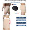 thumbnail image 2 of Men's Padded Shapewear Boxer Underwear Tummy Control Shorts Enhance Butt Lifter Briefs, 2 of 5