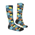 thumbnail image 3 of Fotbe Sunflowers print Women's Men's Novelty Crew Socks Cotton Socks Knee High Socks for Walking,Running,Nurses,Pregnancy, 3 of 8