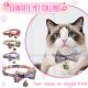 thumbnail image 3 of 4PCS Cat Collar with Bell, Plaid Cat Collar with Bow Tie, Adjustable Buckle for Extra Small Medium Tiny Female Male Boys Girls Pets Puppy Kitten, 3 of 7