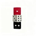 thumbnail image 2 of MMJ Dice Shaped Resin Vase Home Decor Stylish Tabletop Centerpiece Ornament Modern Bar Casino Accent 6.10x2.56in, 2 of 6