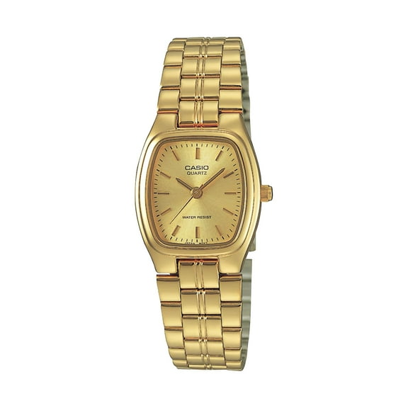 Casio Women’s Gold-Tone Stainless Steel Watch with Gold Dial - LTP-1169N-9A