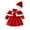Z2Red, variant on shqvo Baby Girls 2Pcs Christmas Outfits Long Sleeve Bell Sleeve Tops and Flare Pants Set Clothes