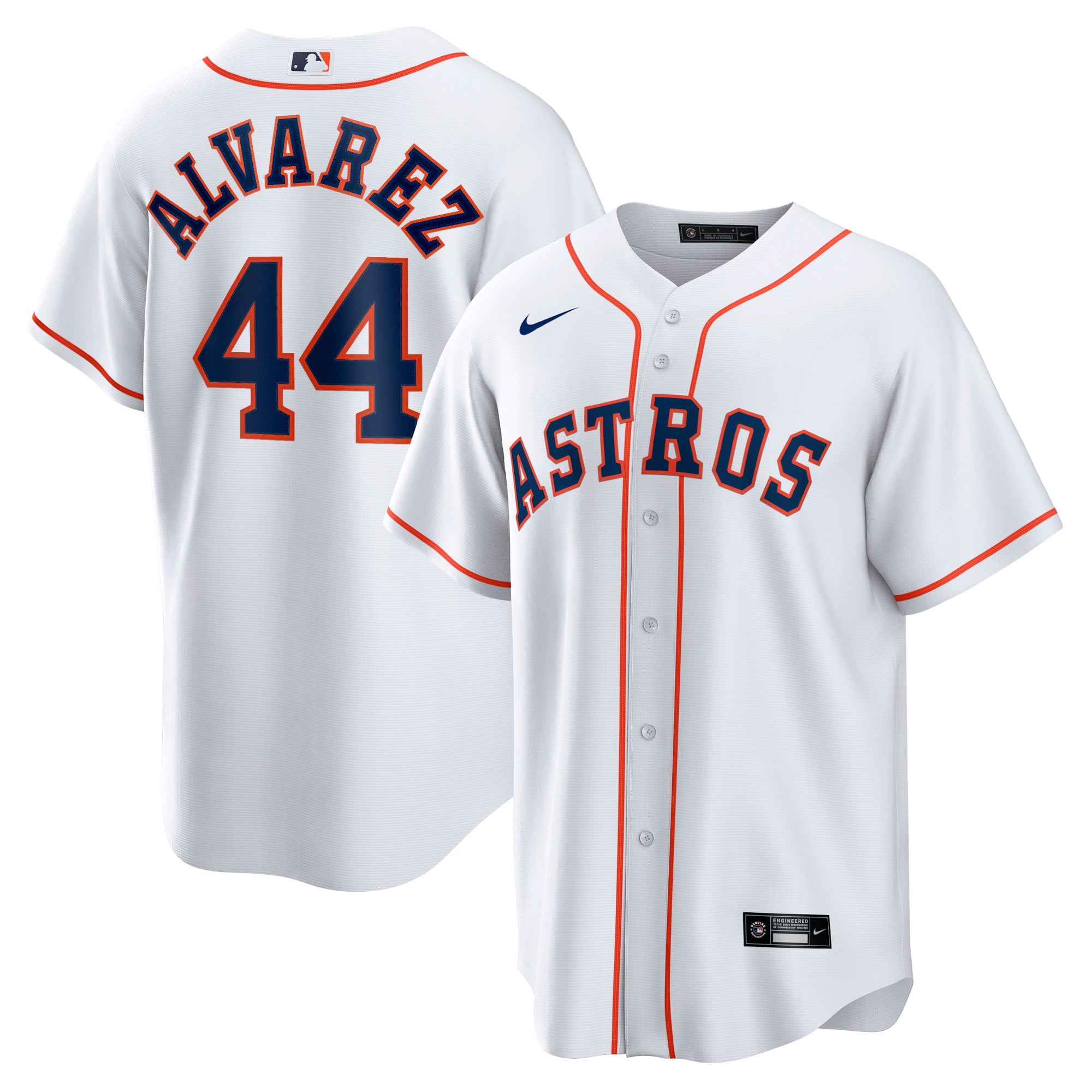 astros white striped jersey