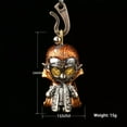 thumbnail image 3 of GKNET 925 Sterling Silver Indian Voodoo Doll Figurine w/ Cloak Necklace Pendant Charm, 3 of 8
