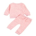 thumbnail image 3 of MesaSe 2Pcs Clothes Floral Print  Collar  Long Sleeve Tops Long Pants Infant Set, 3 of 7