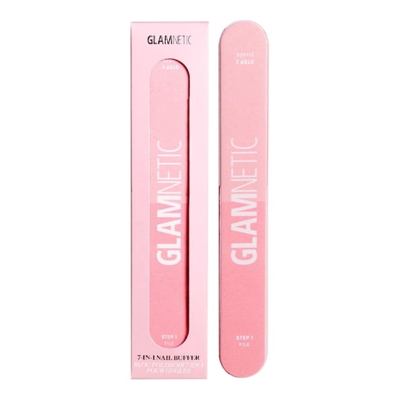 Glamnetic – 7-in-1 Nail Buffer Tool | Files, Shapes & Refines Natural or Press-On Nails