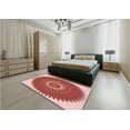 thumbnail image 4 of Ahgly Company Indoor Rectangle Patterned Pastel Pink Area Rugs, 7' x 9', 4 of 6