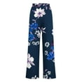 thumbnail image 3 of Pantalons pour Femmes, Pantalons Larges à Rayures Imprimées à Cordon de Serrage pour Femmes, 3 of 4
