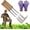 3-L-Shaped, variant on L-Shaped Stainless Steel Crevice Weeding Tool - Deep into Crevices, Uproots Weeds, from High-Hardness Steel, Beech Wood Handle, Hand Weed Puller Removal Tool for Sidewalk, Driveway,Tight (1-L-Shaped)