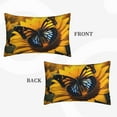 thumbnail image 2 of Daiia Butterfly On Sunflower Bedding Waterproof Pillow Protector Zippered Queen – Bed Bug Proof Pillow Encasement-20"x30", 2 of 6