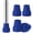 blue, variant on 4 Pack Replacement Rubber Cane Tips 3/4 Inch Heavy Duty Rubber Crutch Tips Non Slip Walker Tips for Walkers Commodes Shower Chairs Canes Leg (Grey)