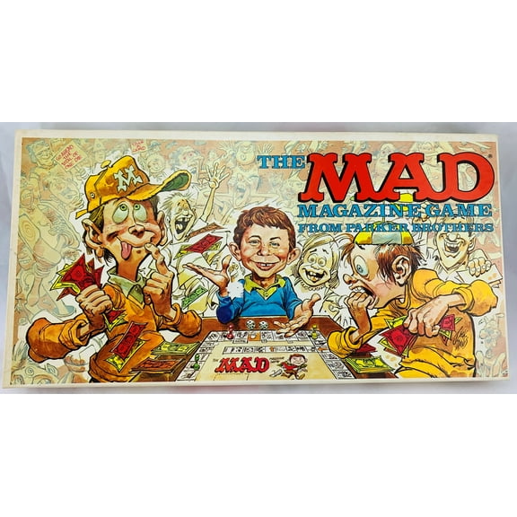 Pre-Owned Mad Magazine Board Game 1979 Parker Brothers Complete Great Condition