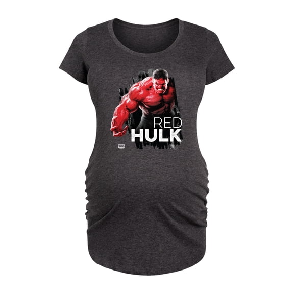 Marvel - Red Hulk - Women's Maternity Scoop Neck Graphic T-Shirt