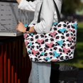 thumbnail image 4 of Wukai Heart Panda Print Zipper Bag,large Beach Tote Bag,Waterproof Sandproof Bag,Grocery and Picnic Tote Travel Bag, 4 of 5