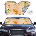 thumbnail image 4 of Goofa Scandinavian Style Hygge Printed Car Windshield Sunshade,Foldable Reflective Sun Visor,UV Protection Heat Blocker Sunshade,Car Cooling Accessory-Small, 4 of 7