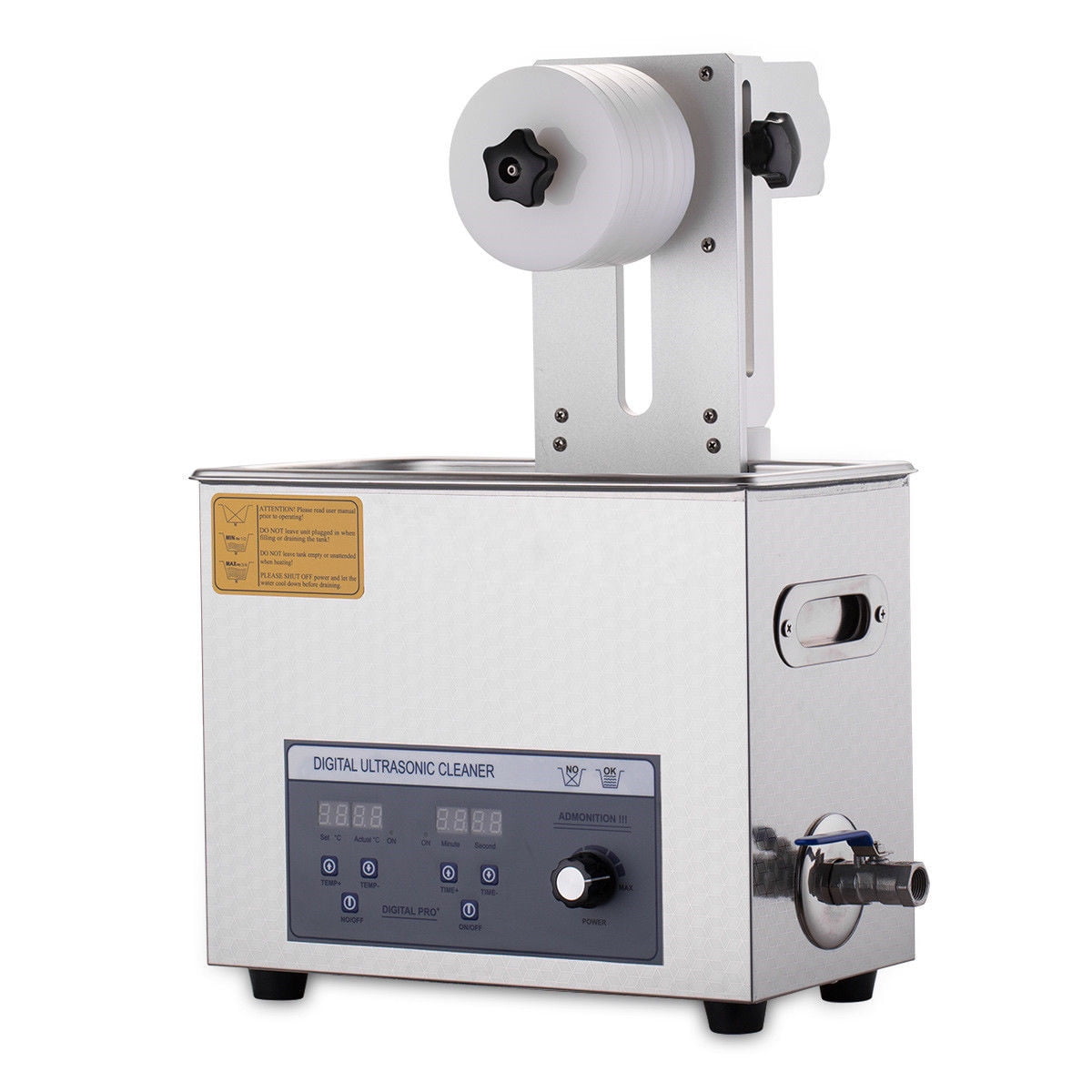 INTBUYING Digital 6L Vinyl Ultrasonic Record Cleaner Ultrasonic