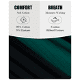 thumbnail image 6 of Aijolen Women's Cotton Underwear Lace Rib Cheeky Bikini Panties Stretch Breathable 6 Pack(M,Ember Fern), 6 of 7