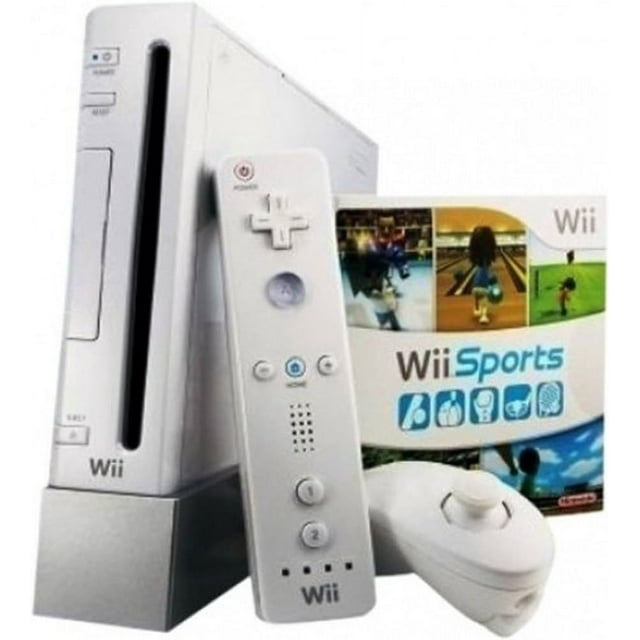 Consola Wii Nintendo reacondicionada con Wii Sports