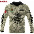 thumbnail image 5 of Personalized Name Army Camo flag Mexican Mexico Unisex 3D All Over Printed Sportwear Hoodie, T Shirt, Zip Up Hoodie, Sweatshirt For Men Women Adult Full Size S-5XL (HD13) (S), 5 of 7