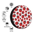 thumbnail image 5 of Spare Tire Cover, Cartoon Ladybug Wheel Cover Tire Covers for Trailers Car Truck Camper Universal Tire Covering Fits Diameter 14 inch, 5 of 7