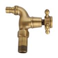 thumbnail image 3 of Grifo de latón macizo vintage para lavadora montado en la pared grifo de agua (corto) Baño Octpeak  NO, 3 of 5