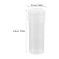 thumbnail image 6 of SHISUYAN 60pcs 5ml Plastic Freezing Tubes with Screw Cap Transparent Centrifuge Tubes Laboratory Vial Tubes for Sample Storage Educational Lab Tubes Sealed Cap Vials 5ml, 6 of 6