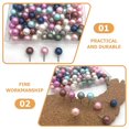 thumbnail image 3 of CUITING Pearl Ball Pushpin Thumb Tacks Plastic Photo Straight Quilting Office Map 100 Pcs, 3 of 6
