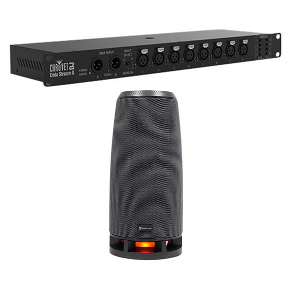 Chauvet Data Stream 8 DMX Splitter To Distribute Boost Signals RockShip Speaker