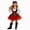 Red, variant on NOLDARES Little Girl Pirate Costume Princess Dress Halloween Party | toddler girls pirate dress up princess skirt outfit cute with headscarf(Red,3-4 Years)
