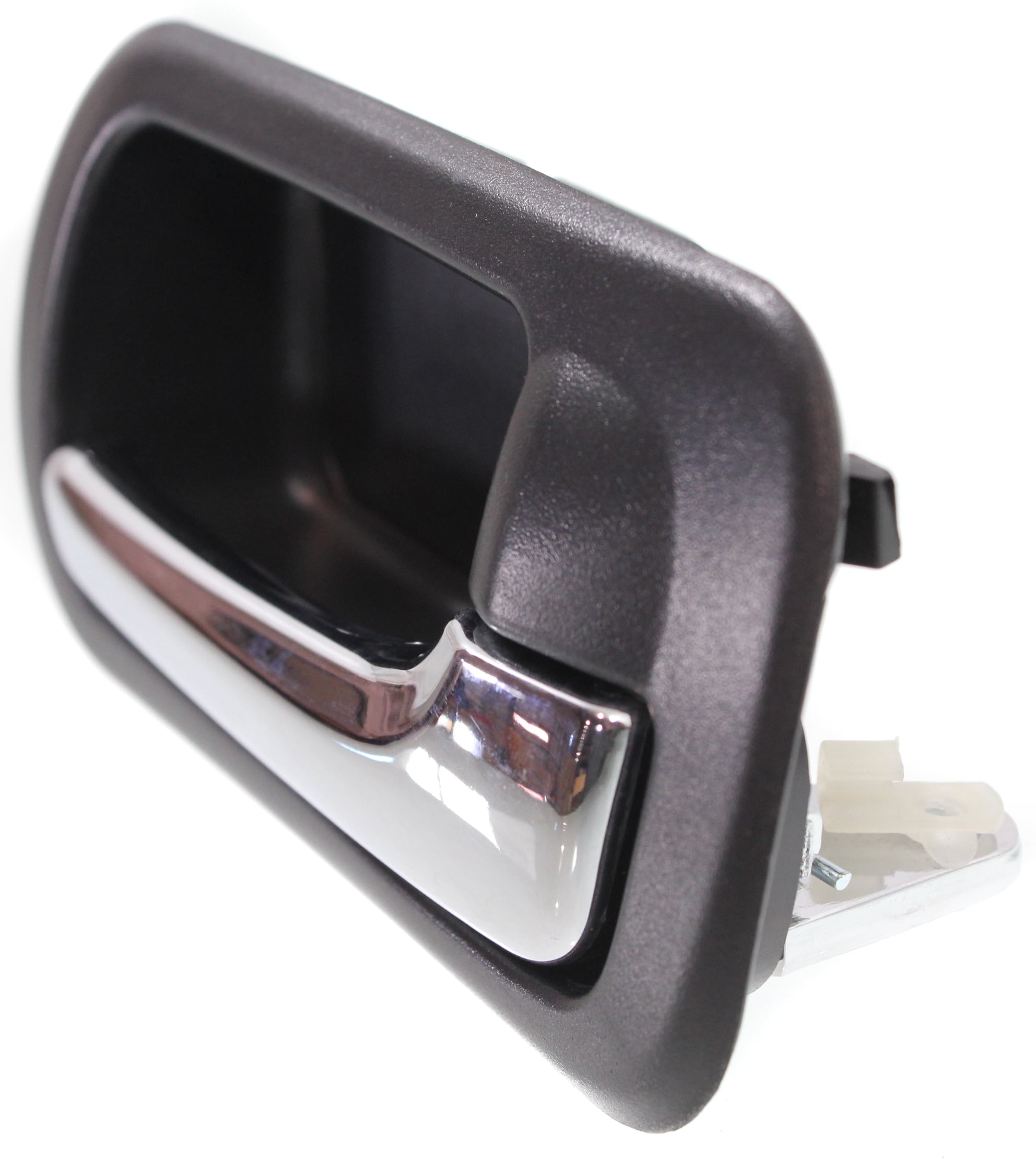 Interior Door Handle Compatible with 2001-2005 Honda Civic Rear, Right Passenger Black bezel with chrome lever