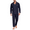 Navy Blue, variant on ANLIQI Mens 100% Cotton Pajama Sets Button Down Mens Pajama Sets Long Sleeve Knit mens Pajama Sets with Pockets(Green,XL)