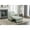 Green+PU, variant on 3 in 1 Convertible Sofa Bed Chair,PU Leather Folding Futon Sofa Bed with USB Ports and Adjustable Backrest,2 Cupholders,Single Recliner Lounger Sleeper Chair for Small Space,Living Room,Green