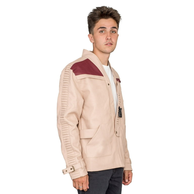 Star Wars Adult Men's Finn Costume, Replica Leather Jacket, Standard Fit -  Walmart.com