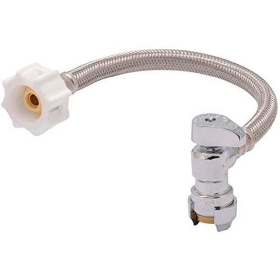 SharkBite Toilet Connector 1/2 Inch Push - Easy Installation - Bronze