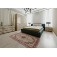 thumbnail image 5 of Ahgly Company Machine Washable Indoor Rectangle Traditional Light French Beige Brown Area Rugs, 7' x 9', 5 of 7