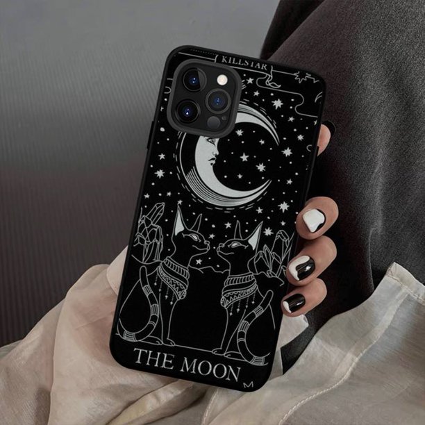 Yinuoda Witches Moon Tarot Mystery Totem funda de teléfono de silicona suave para iphone 14 13 12 11 Pro Mini XS MAX 8 7 6 Plus X XS XR Fivean unisex