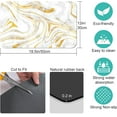 thumbnail image 2 of Coffee Bar Mat Accessories for Countertop Boho Absorbent Hide Stain Rubber Backed Dish Drying Mats for Kitchen Counter Draining Pad Decor Gift Fit Under Coffee Maker (20x12in), 2 of 6
