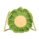 thumbnail image 1 of Bolso de Hombro de Ganchillo de Lana Ganfancp Lindo Tridimensional de La Flor, 1 of 4