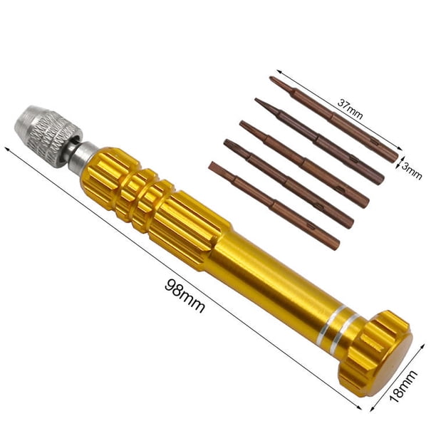 Destornillador pequeño multifuncional 5 en 1, destornillador para anteojos, kit de destornilladores magnéticos de acero para anteojos, gafas de sol, electrónica, Shuxiu Wang 8390615172738