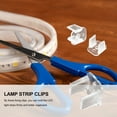 thumbnail image 2 of FRCOLOR led clips 100 Pcs LED Light Strips Clips Neon Lamp Mounting Clips LED Light Plastic Clips,0.55"X0.47"X0.43", 2 of 5