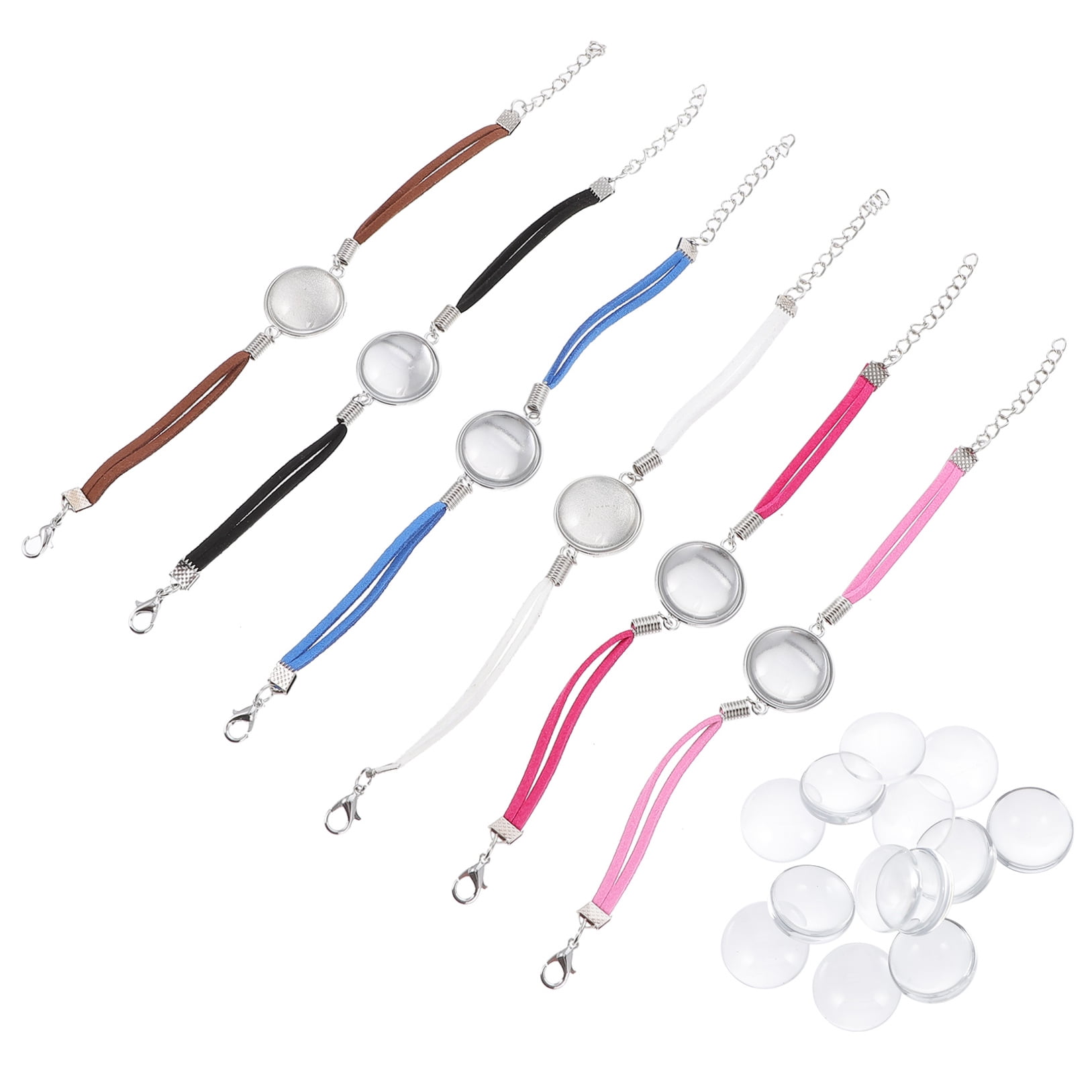 MLINS  12 Sets Thermal Transfer Bracelet Accessories Making Kit Daily Wear Jewelry