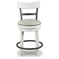 thumbnail image 3 of Signature Design by Ashley Casual Valebeck Counter Height Bar Stool, White, 3 of 6