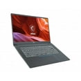 thumbnail image 3 of MSI Prestige 15 A10SC-010 15.6" Notebook - Intel 6 CORE i7-10710U - 32GB RAM - 1TB SSD - NVIDIA GeForce GTX 1650 Max-Q - Windows 10 Pro - Gray with Blue Diamond Cut, 3 of 5